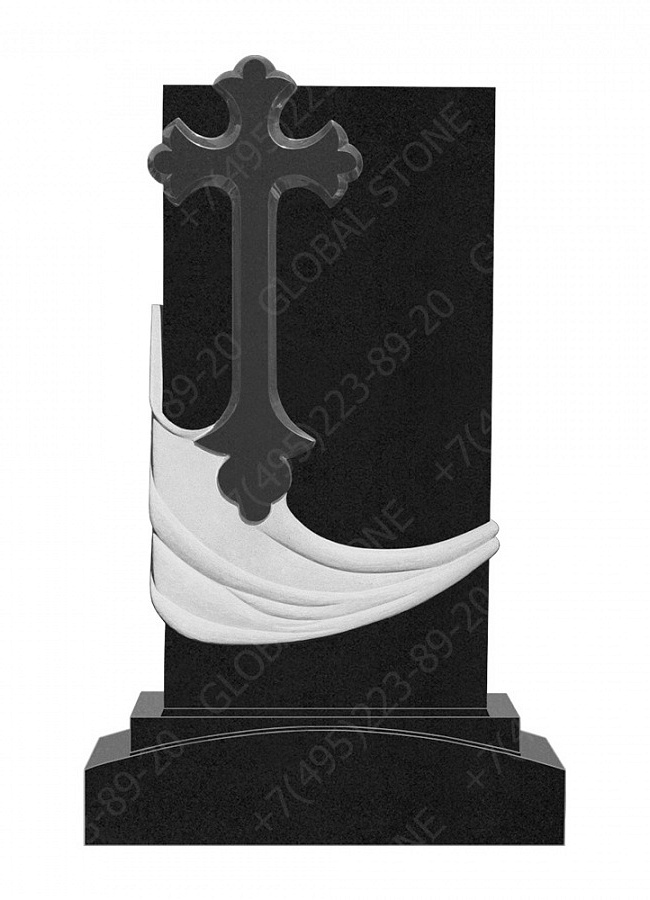 С4711 Памятник из гранита (Габбро Диабаз)