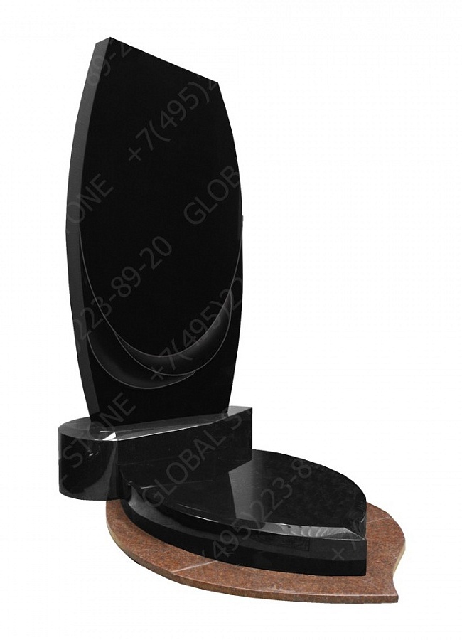 С4276 Памятник из гранита (Габбро Диабаз)
